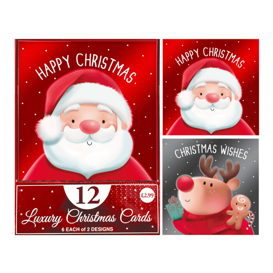 Christmas cards - cute Santa/reindeer