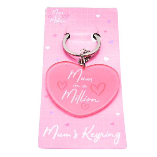 Mum in a million keyring