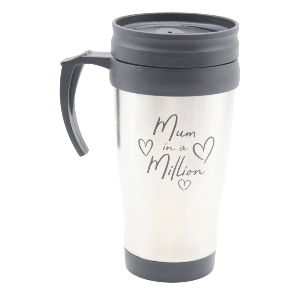 Mum in a million stainless steel travel mug