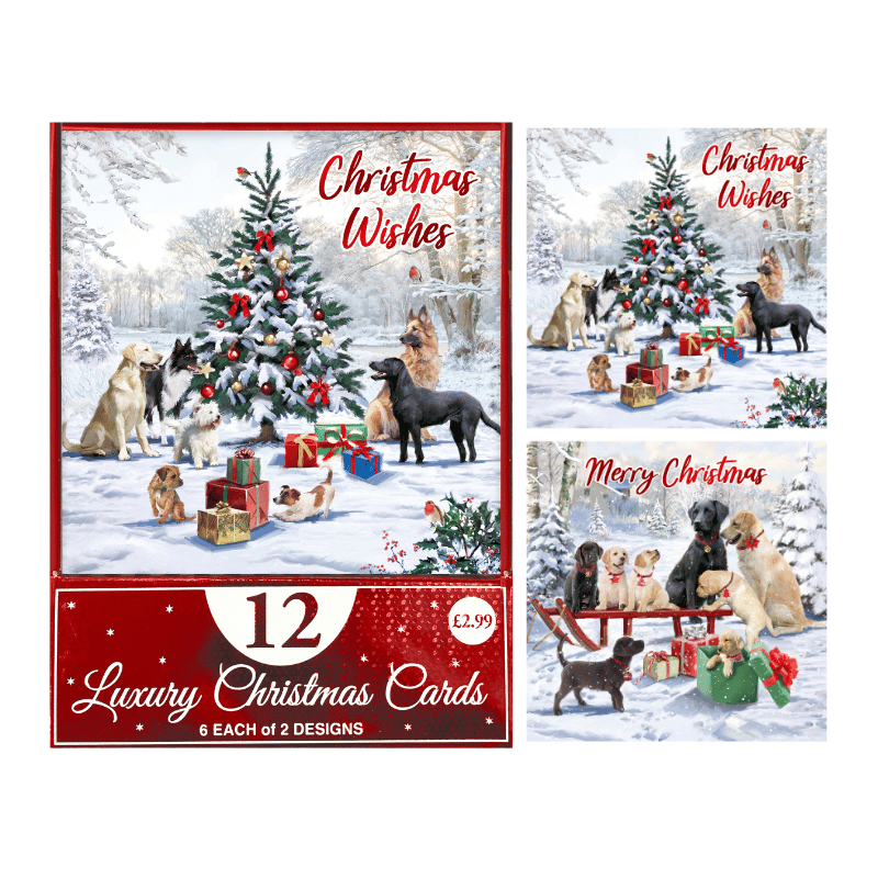 Christmas cards - dogs