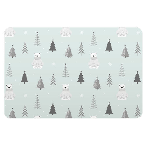 Winter wonderland wipe clean placemat