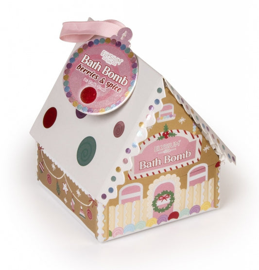 Bath bomb house - berries & spice