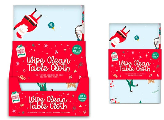 Christmas wipe clean tablecloth - kids