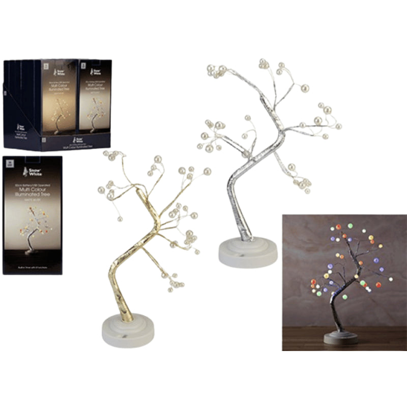 Light up festive tree 50cm