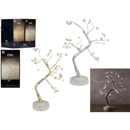 Light up festive tree 50cm