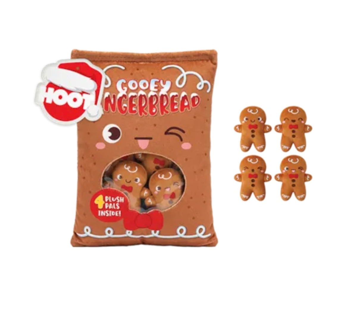 Christmas snack bag plushies