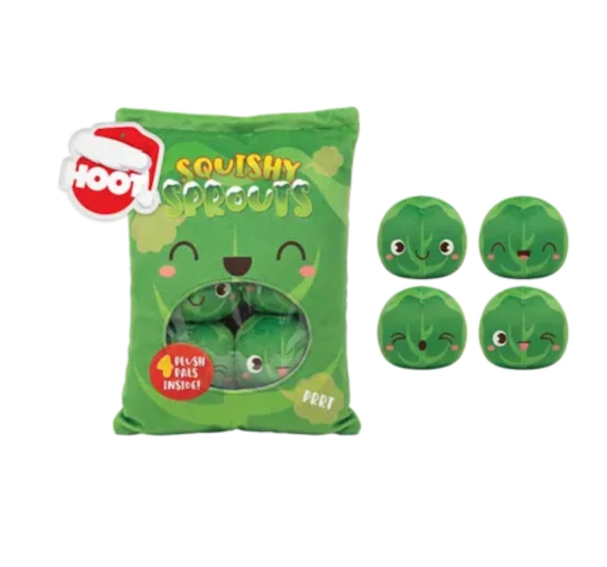 Christmas snack bag plushies