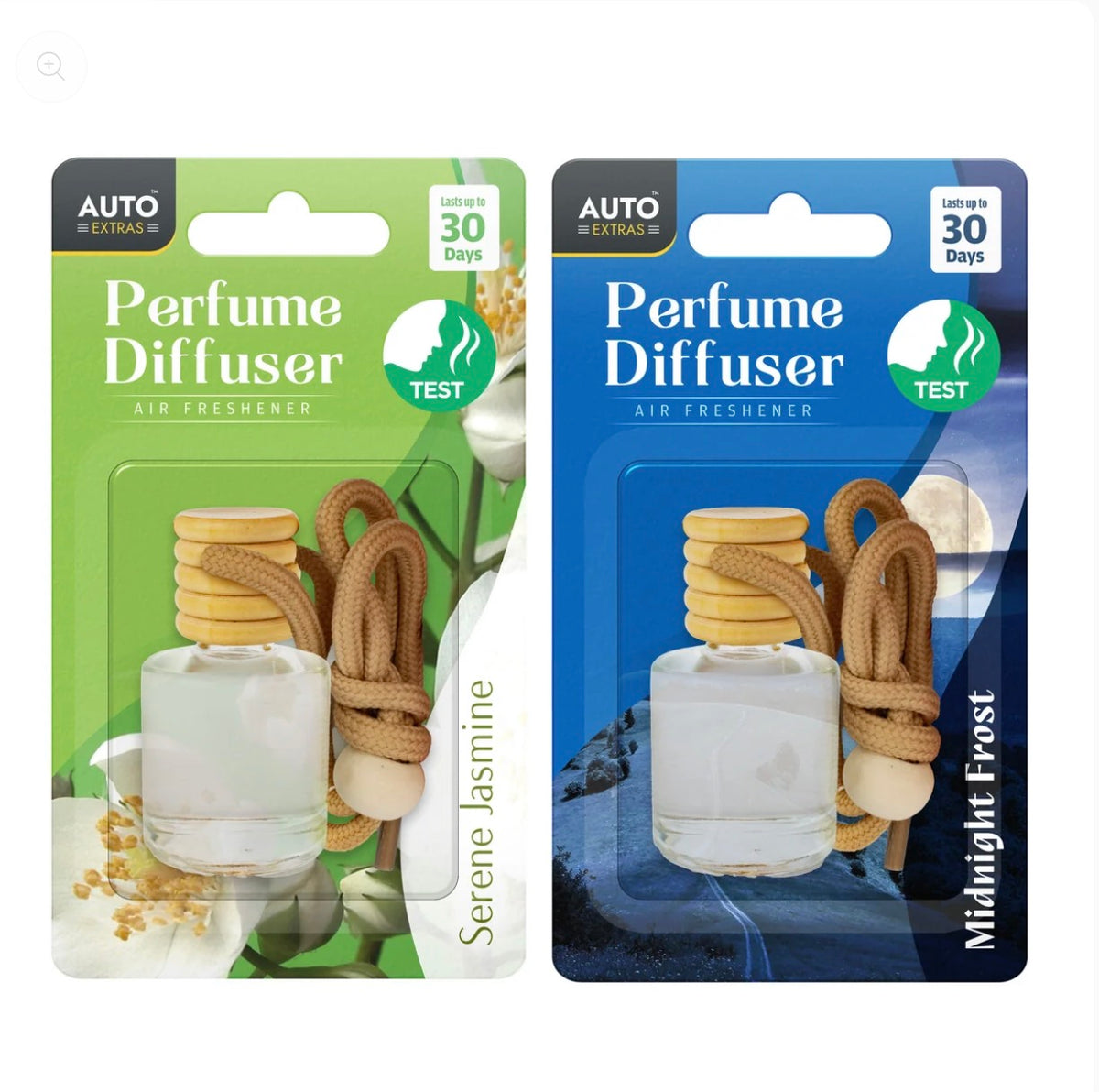 Perfume bottle air freshener