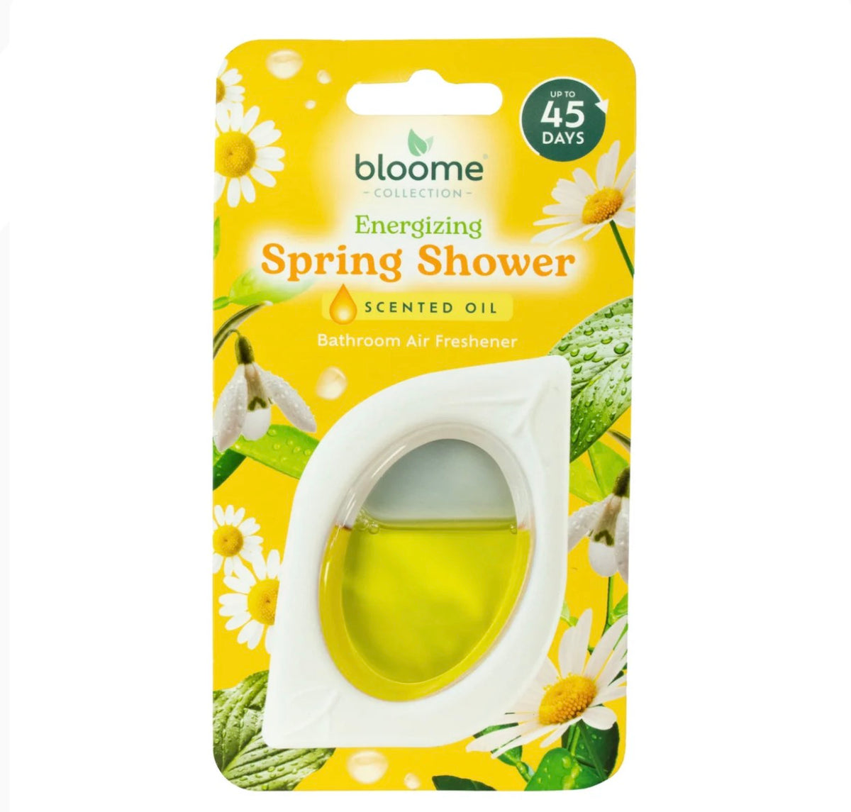Leaf shape gel air freshener - spring shower