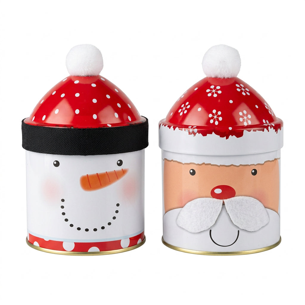 Christmas dome tin