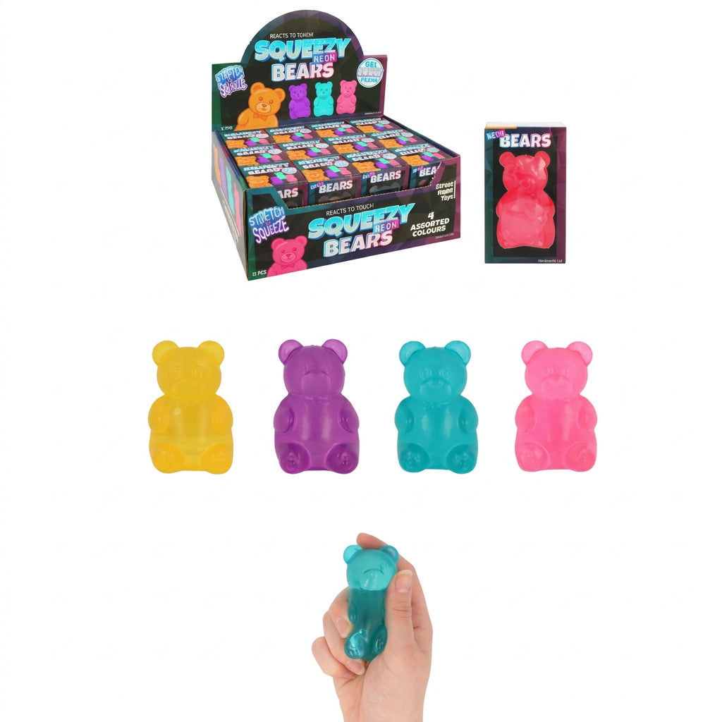 Squeezy neon bear