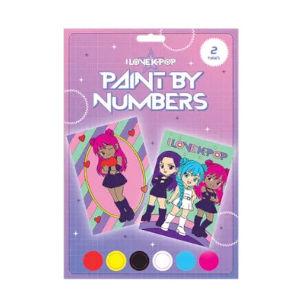 K-Pop paint by numbers 2 pack