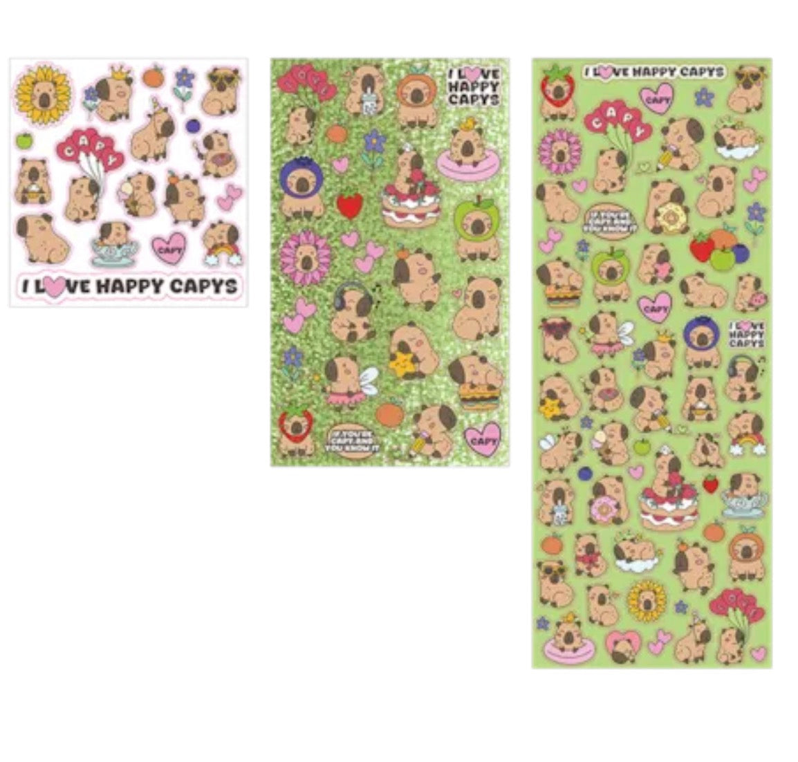 Capybara sticker pack 112 pack