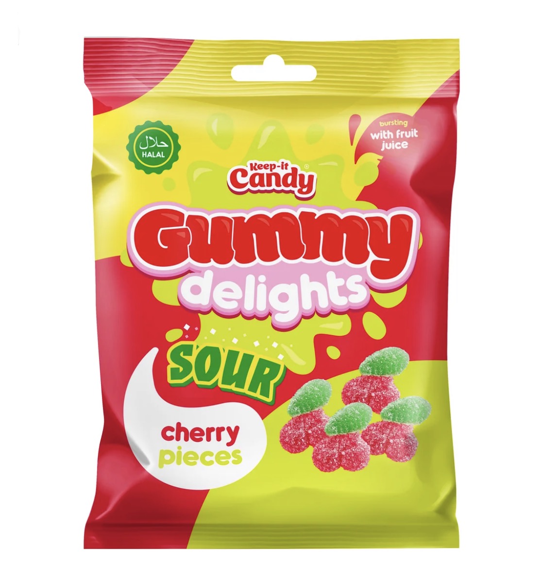 Keep It Candy - sour gummy cherries 160g