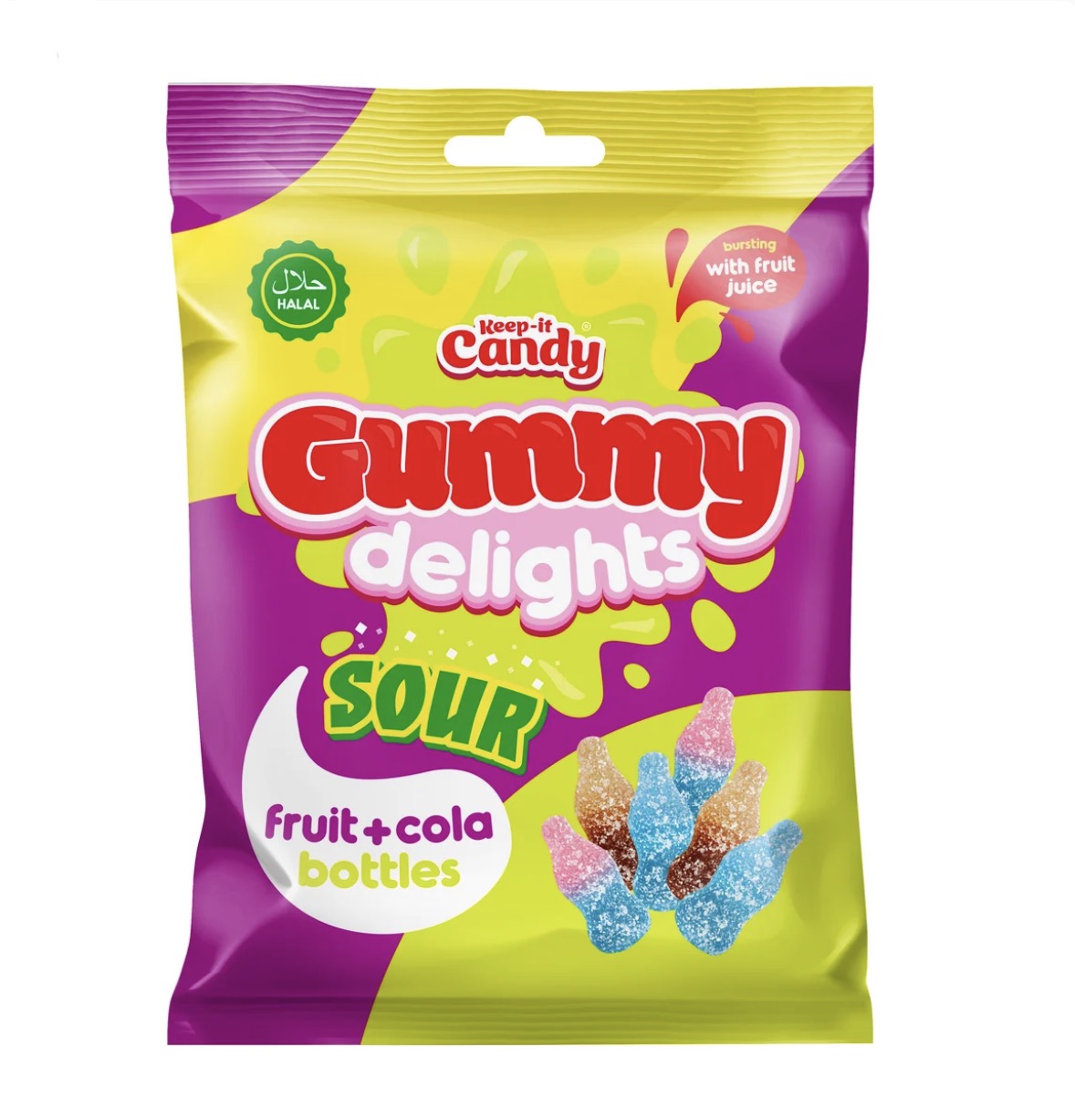 Keep It Candy - sour gummy bottle mix 160g
