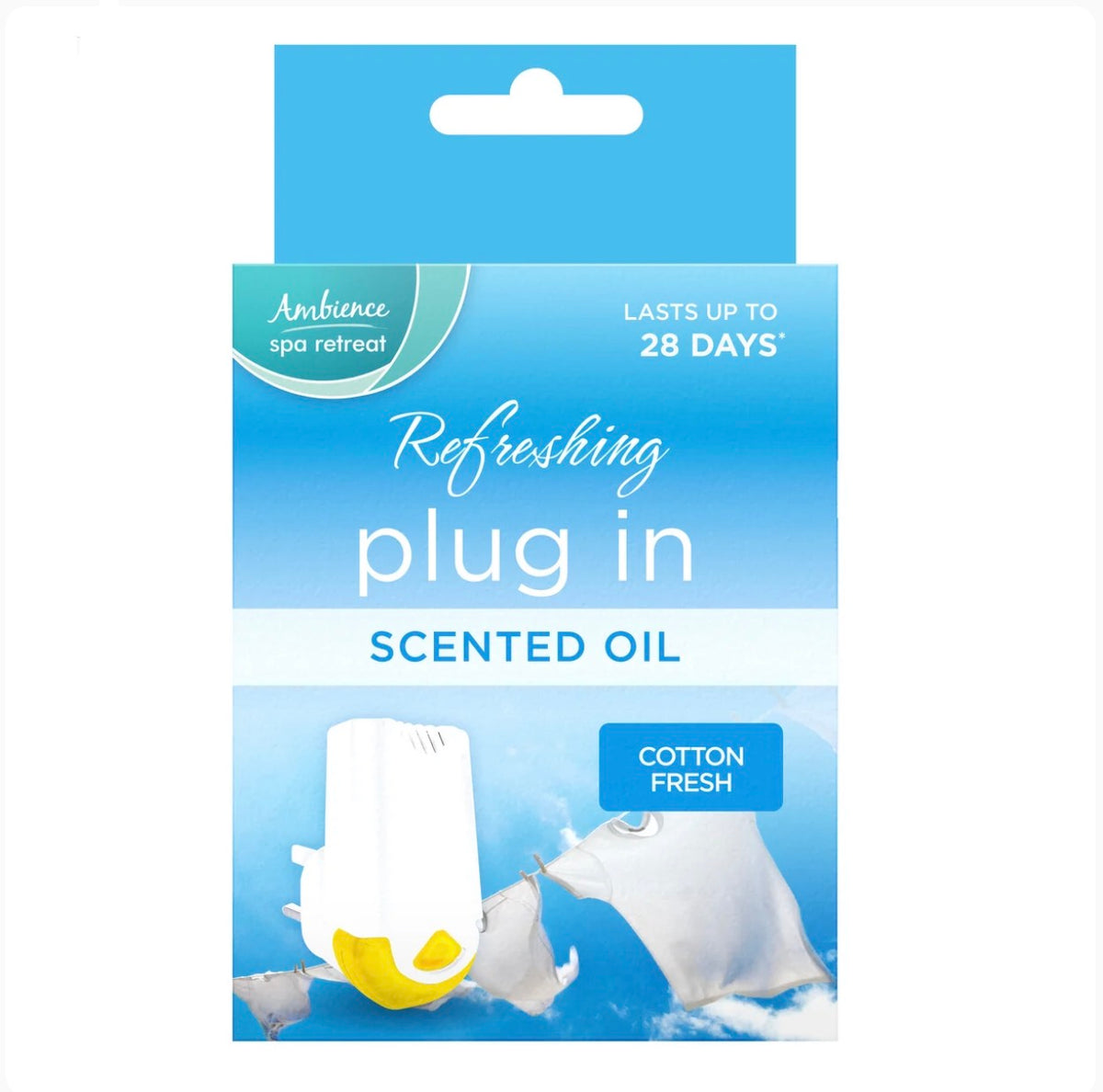 Plug in air freshener & refill - cotton fresh