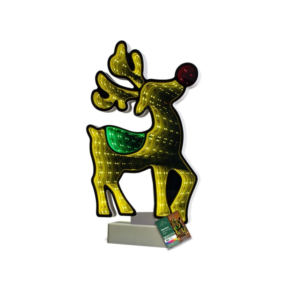 LED battery operated infinity reindeer light 31.5cm