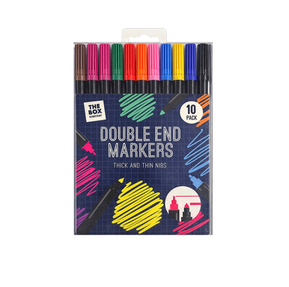 Double end marker pens 10 pack