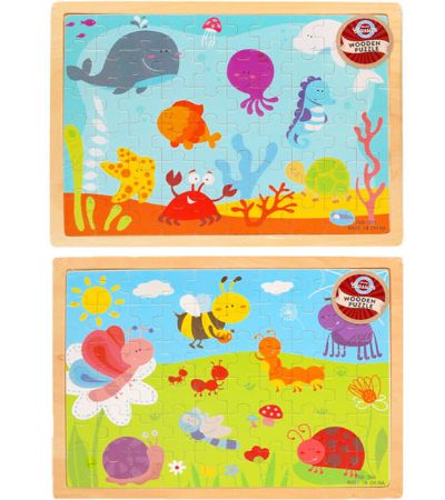 Wooden classic jigsaw puzzle