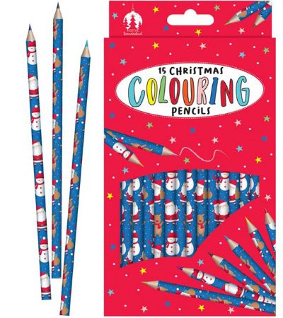 Christmas colouring pencils