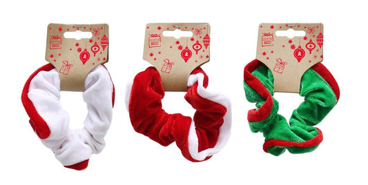 Velvet Christmas scrunchie