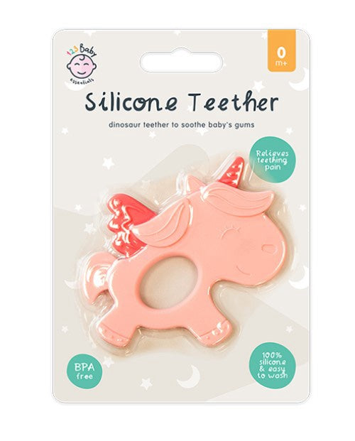 Silicone teether - unicorn image 0