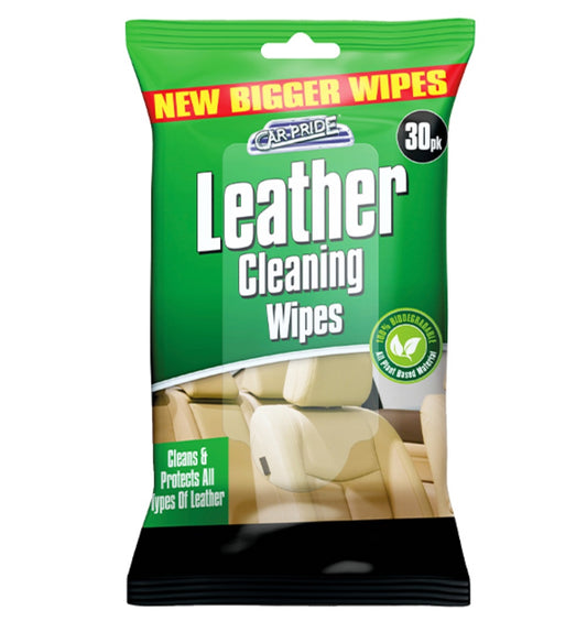 Car leather cleaning wipes image 0