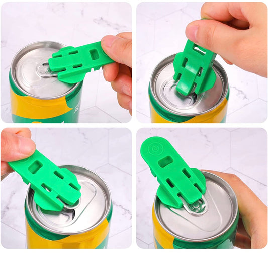 Canned drink opener and saver image 1