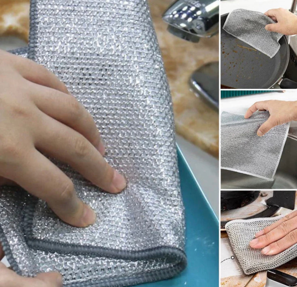 Silver scourer cloth image 6