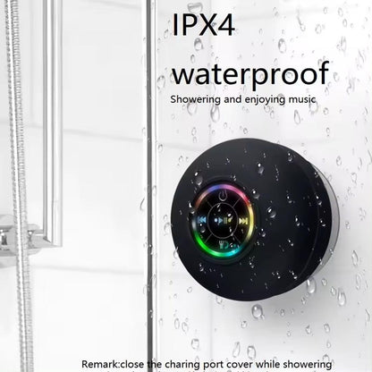 Light up bluetooth shower speaker image 0