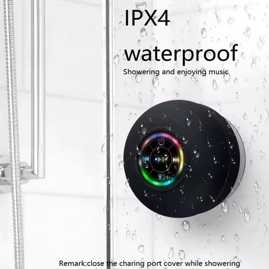 Light up bluetooth shower speaker image 0