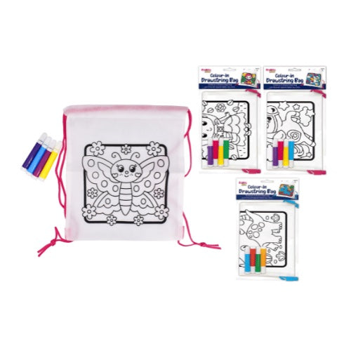 Colour your own drawstring bag image 0