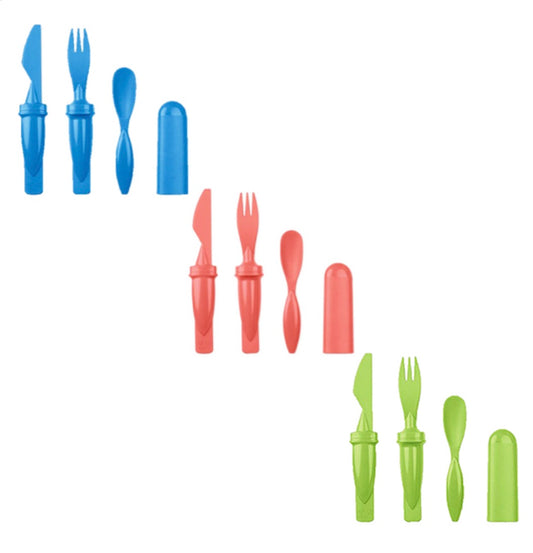 Coloured travel cutlery set image 0