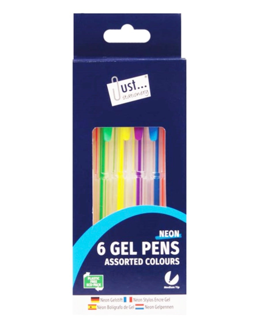 Neon gel pens image 0