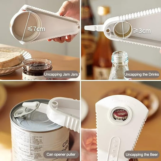 Multifunctional triangular jar and bottle opener image 0