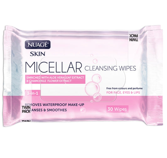 Micellar cleansing wipes twin pack image 0