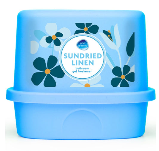 Bathroom gel air freshener - sundried linen image 0
