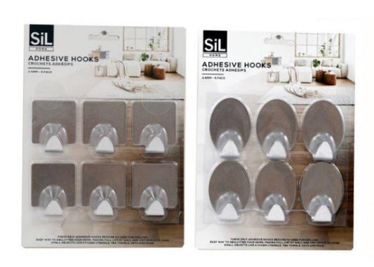 Stainless steel adhesive hooks image 0