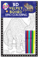 3D velvet board colouring