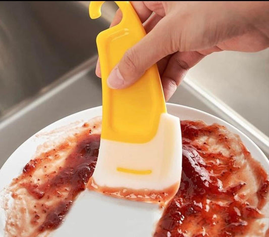 Yellow cooking / cleaning spatula image 1