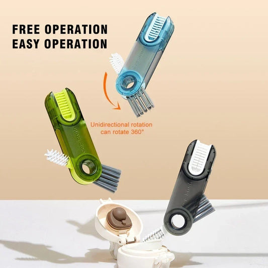 3-in-1 bottle cleaning brush image 1