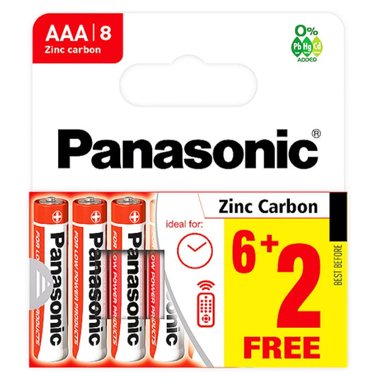 Panasonic AAA batteries 8 pack image 0