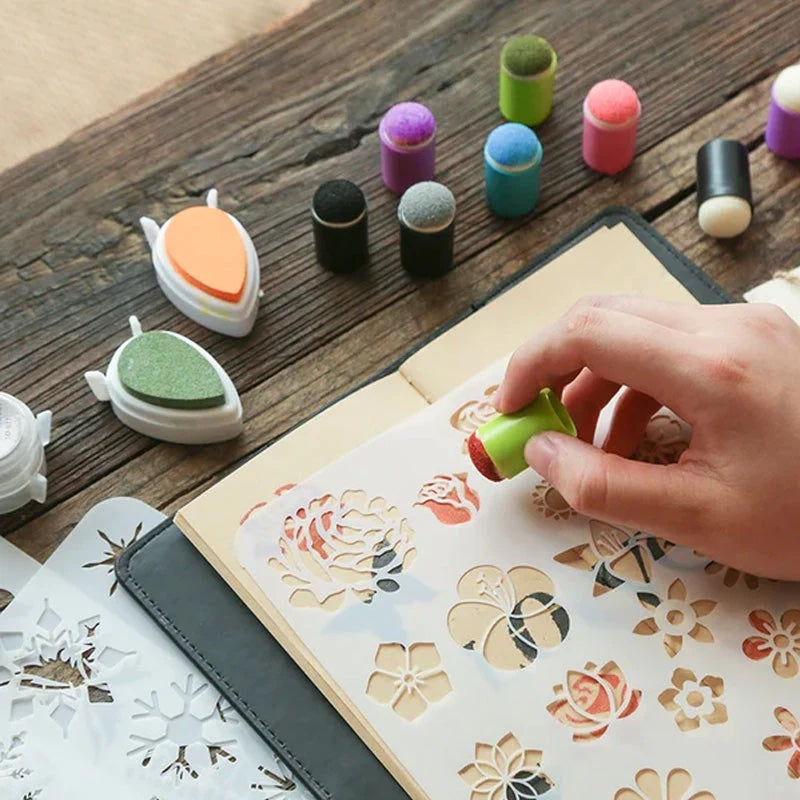 Pack of 10 finger stampers image 2