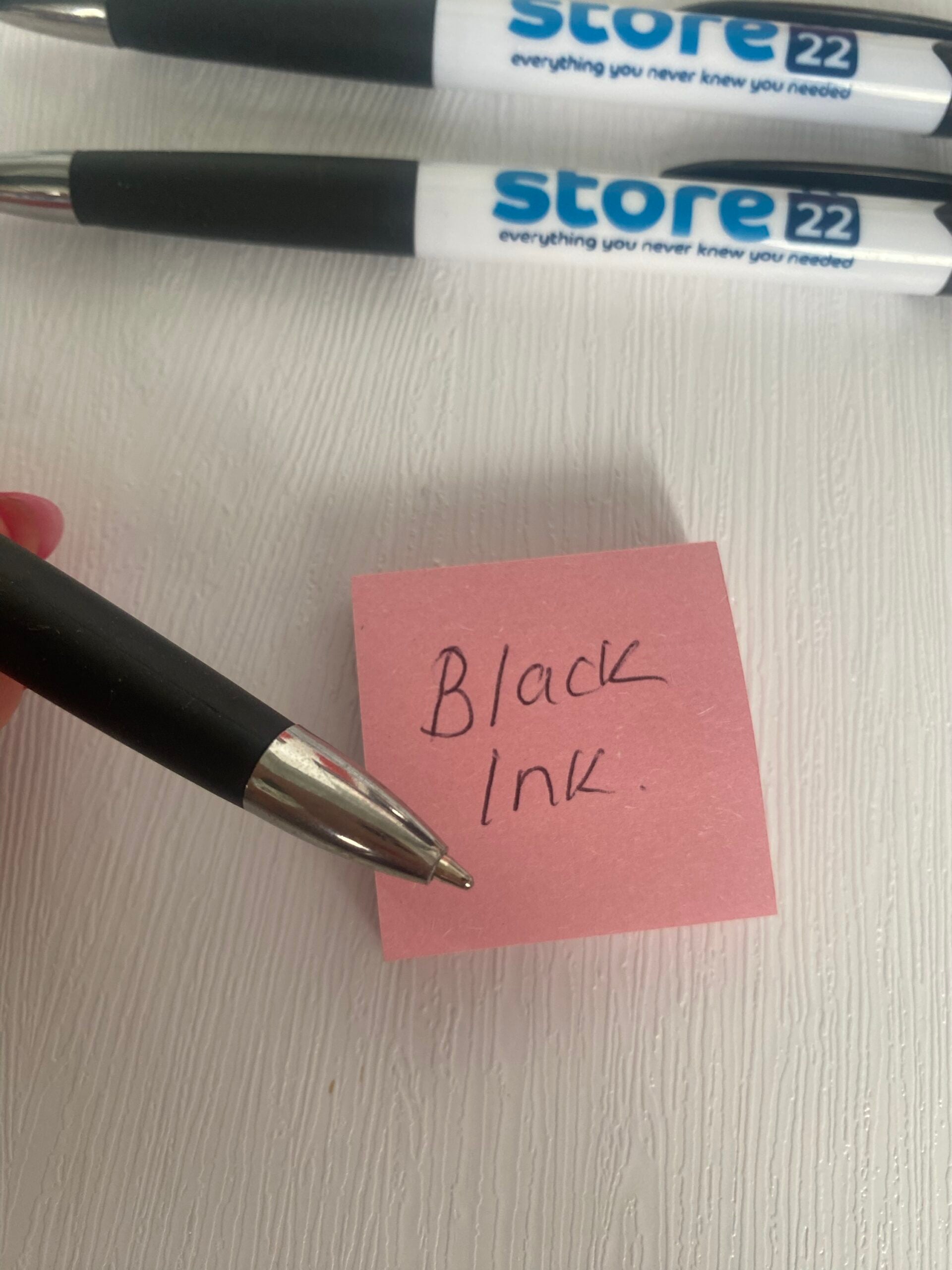 Store 22 merch - black pen image 2