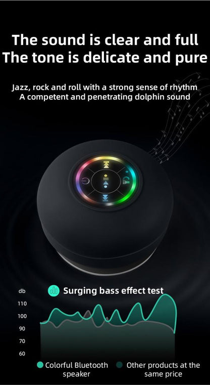 Light up bluetooth shower speaker image 3