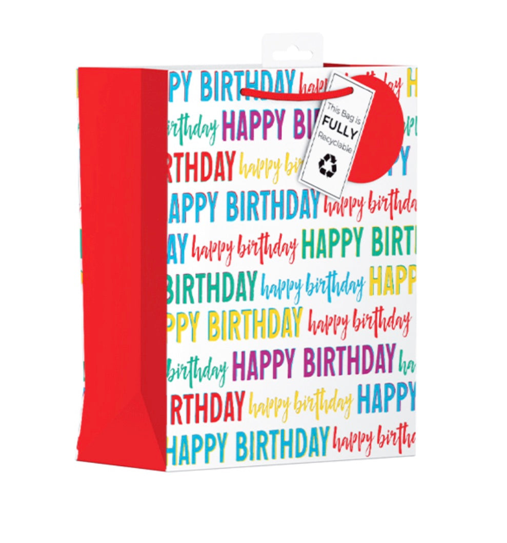Medium - Happy birthday gift bag image 0