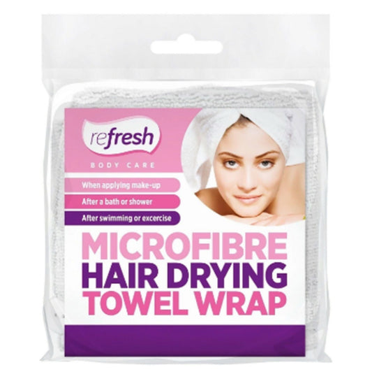 Microfibre hair drying towel wrap image 0