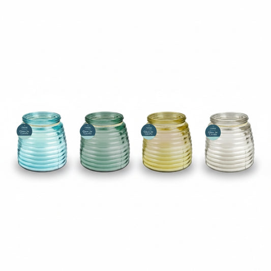 Large citronella glass jar image 0