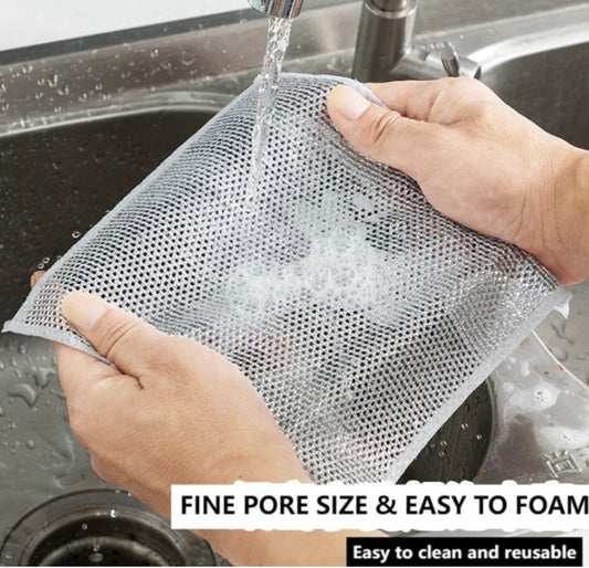 Silver scourer cloth image 1