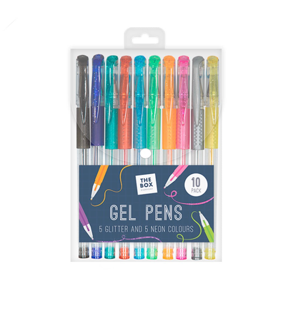 Glitter gel pens 10 pack